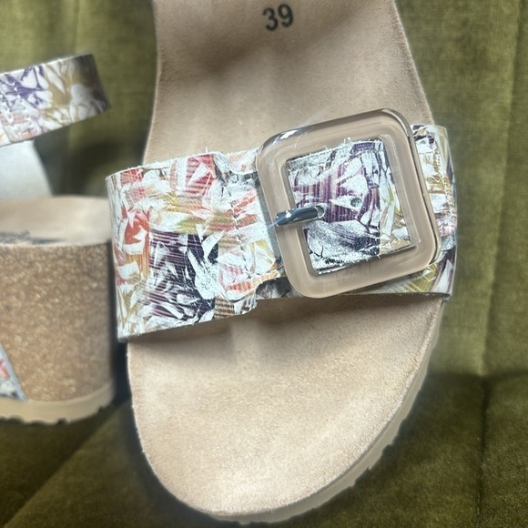 Mephisto multicolor velcro strap wedges size 39 NWOT - Picture 7 of 12